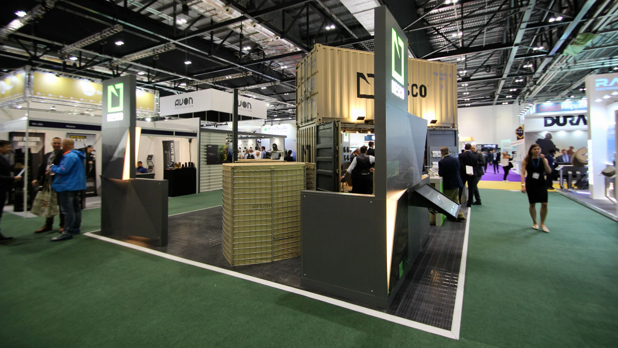 Shipping container exhibition stand design London