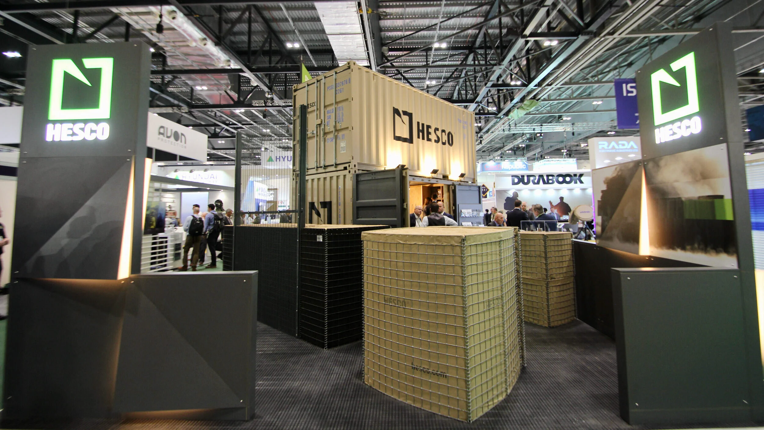 Shipping container exhibition stand design London