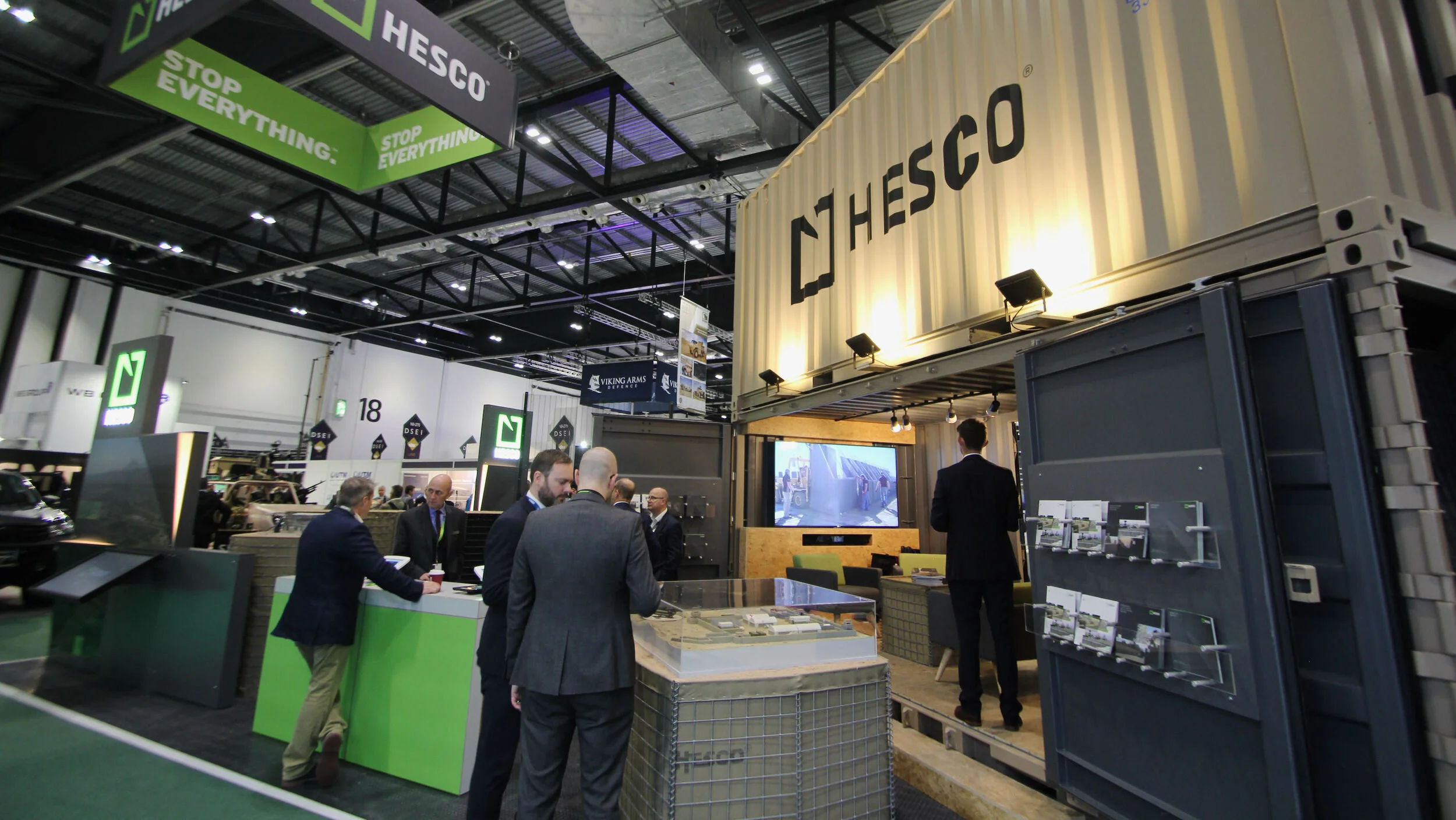 Shipping container exhibition stand design London