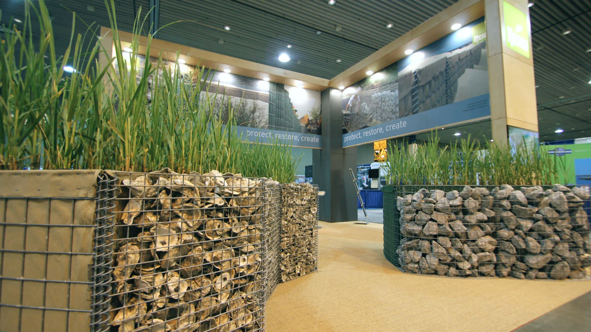 Hesco Custom Modular Exhibition Stand