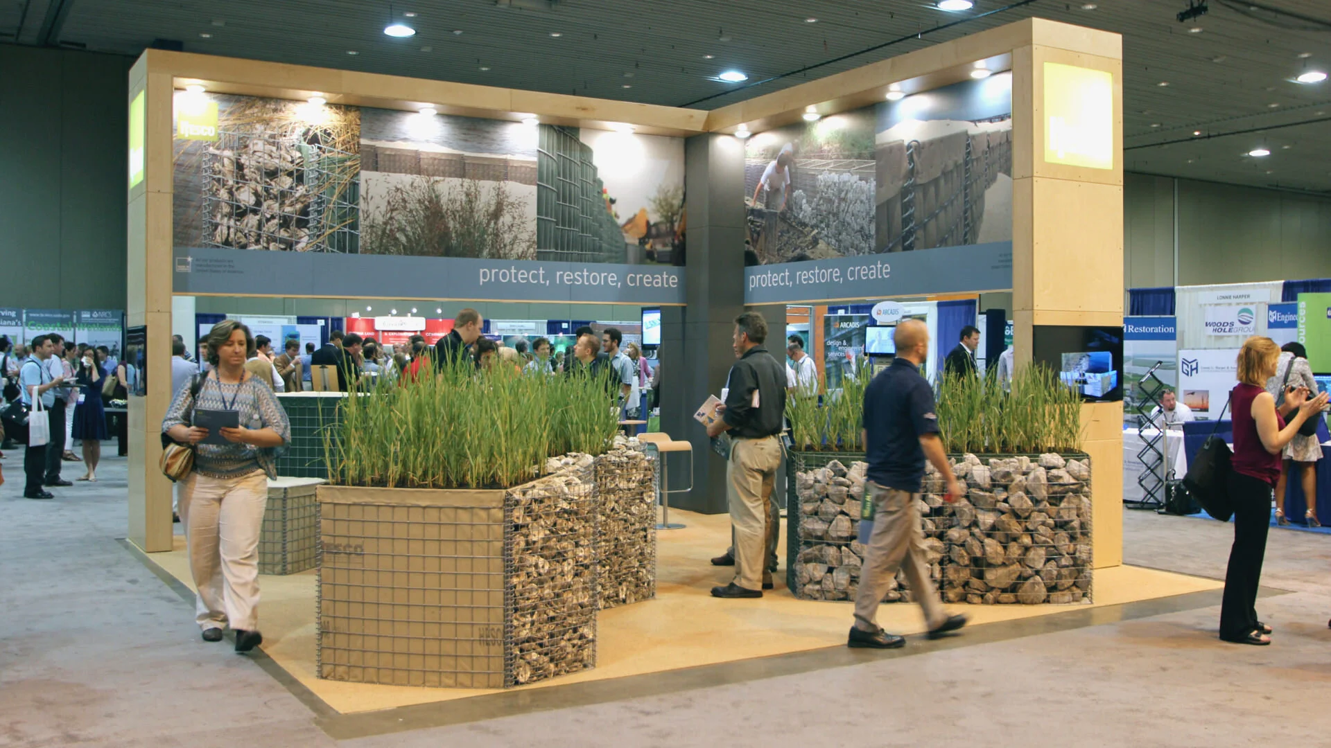 Hesco Custom Modular Exhibition Stand
