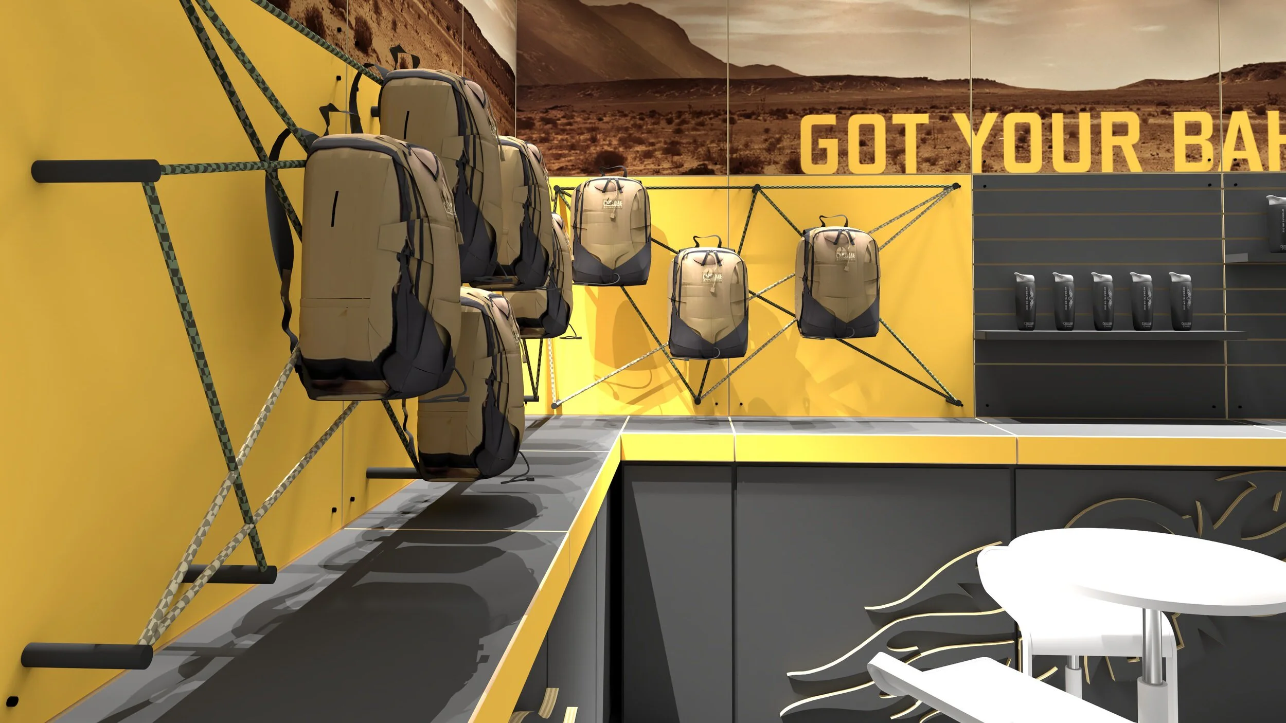 CamelBak Modular Trade Show Booth System