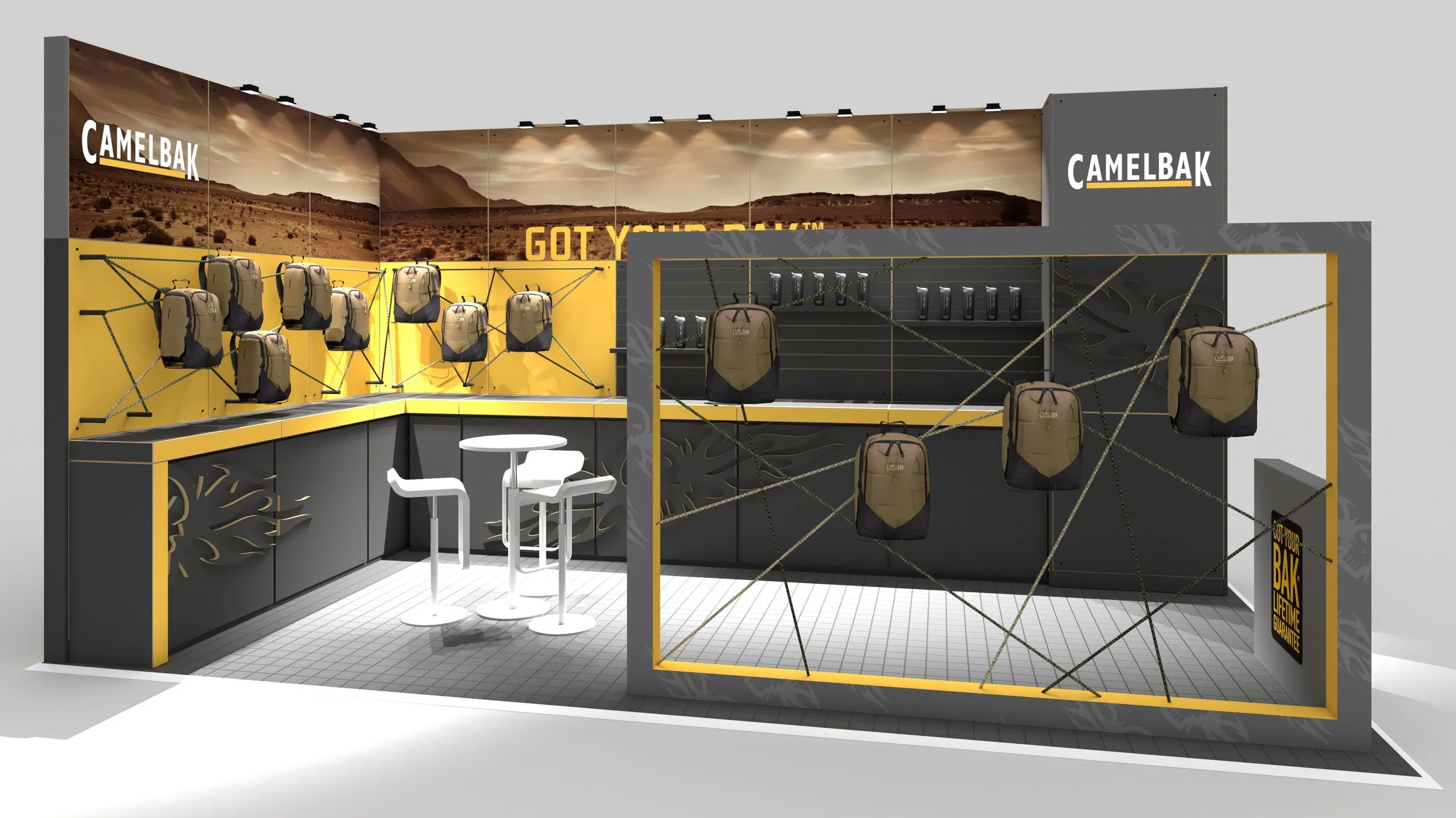 CamelBak Modular Trade Show Booth System