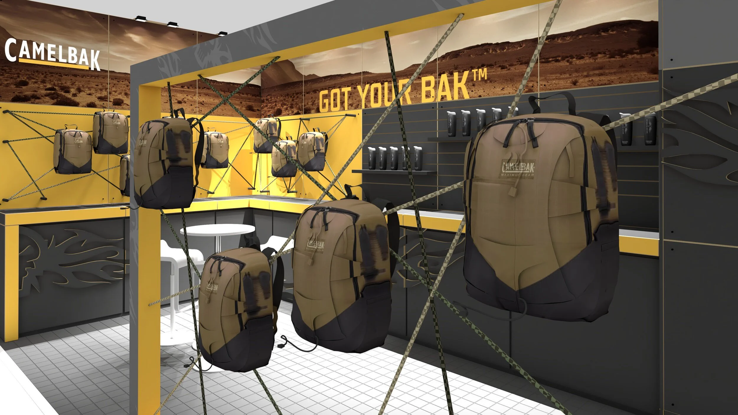 CamelBak Modular Trade Show Booth System