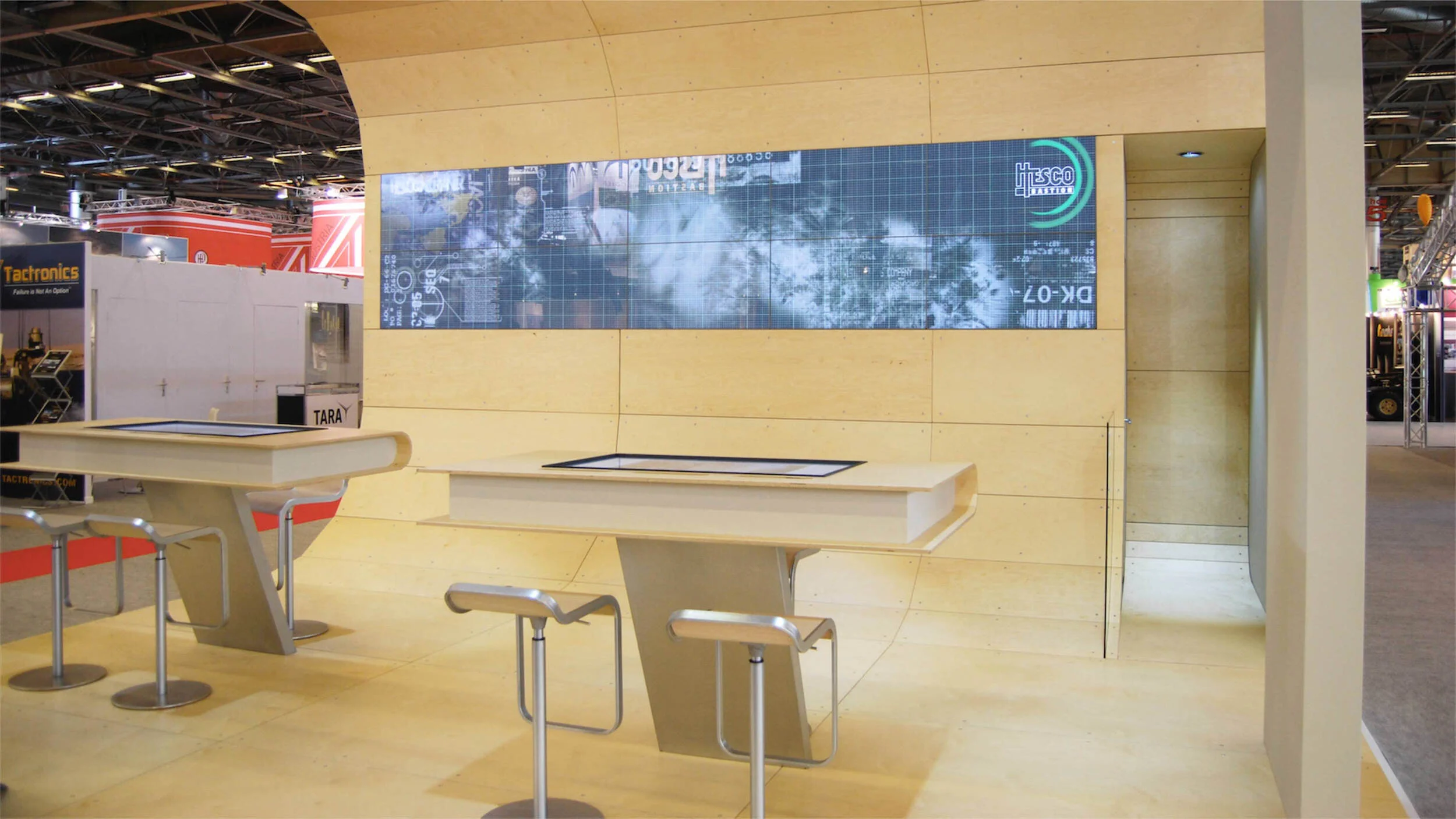 Hesco Sustainable Semi-modular Exhibition Stand Display