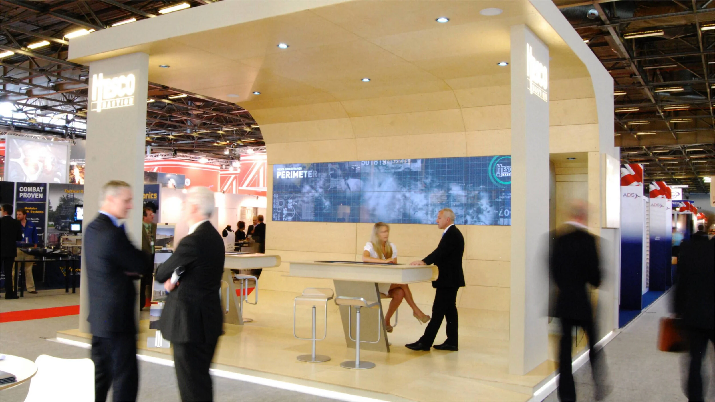 Hesco Sustainable Semi-modular Exhibition Stand Display