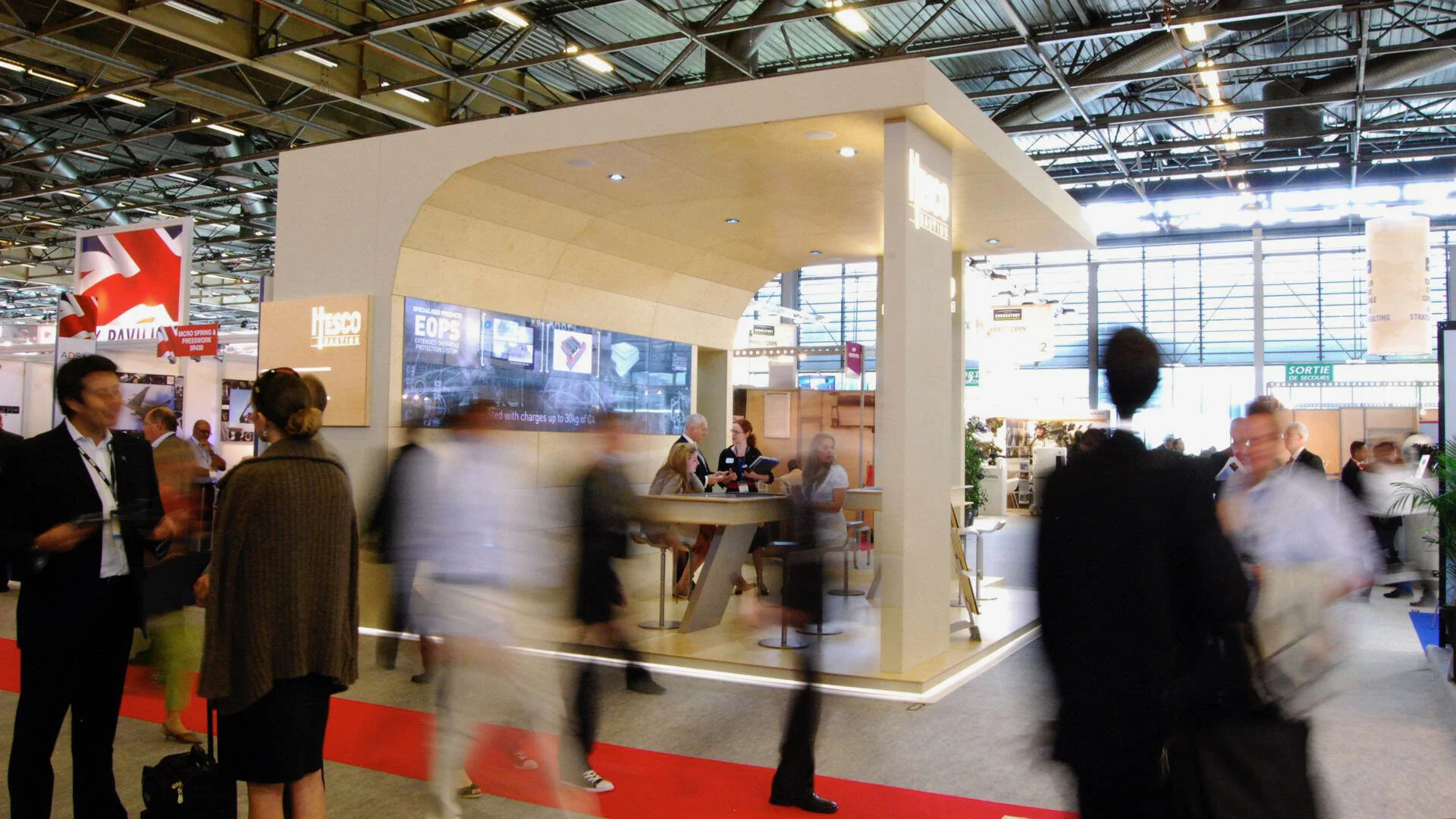 Hesco Sustainable Semi-modular Exhibition Stand Display