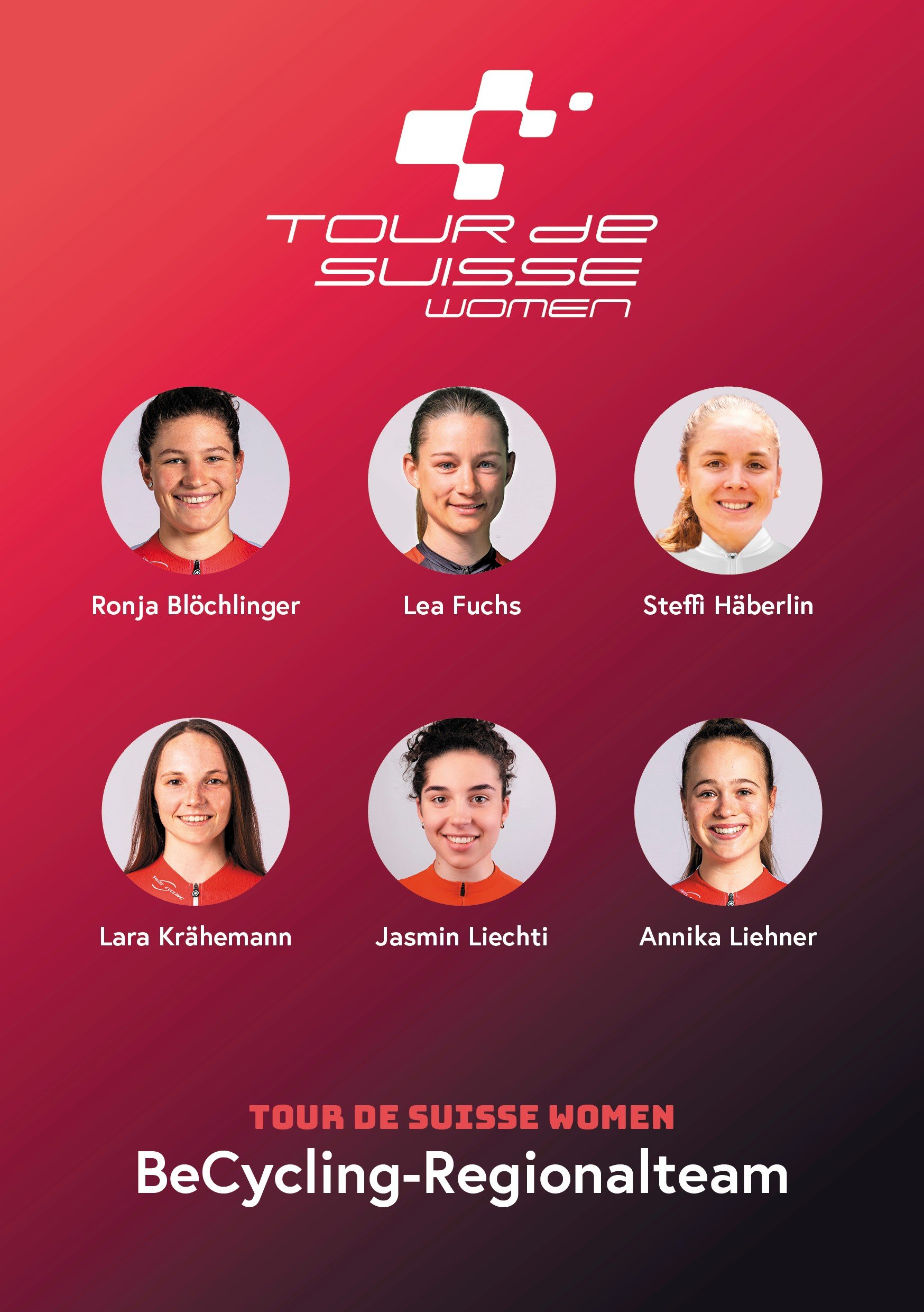 BeCycling-Regionalteam auch an der Tour de Suisse Women 2022