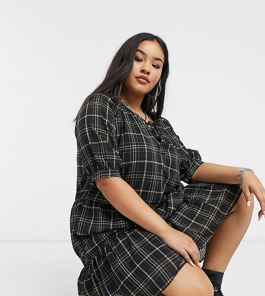 ASOS Only Curve Check Print Dress £18.90