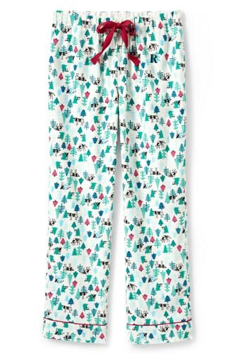 Lands' End Petite Plaid Flannel Pyjama Bottoms £20