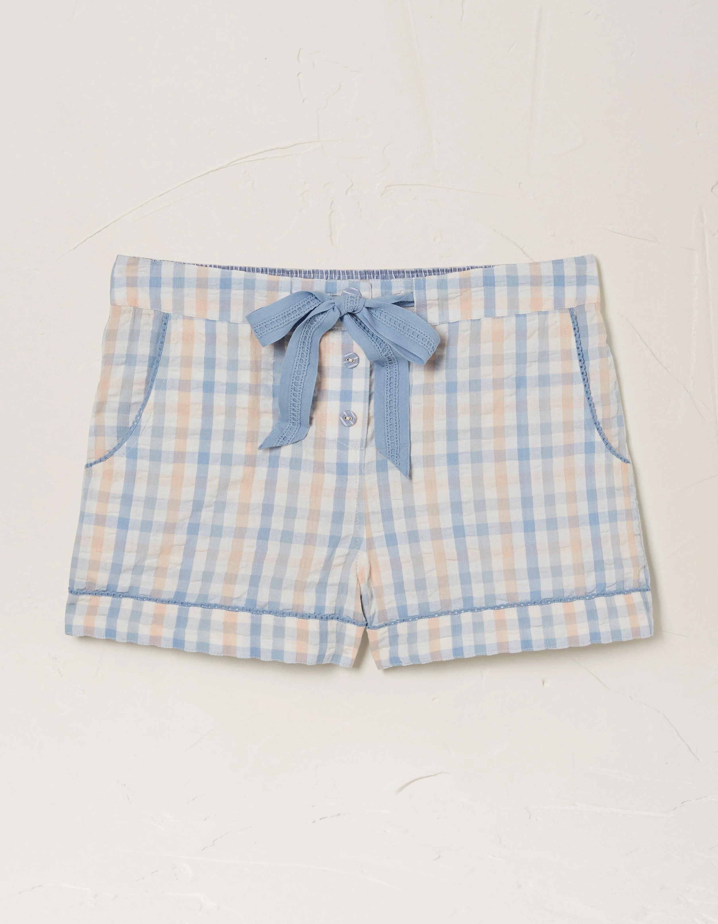 Fat Face Gingham Pyjama Shorts £25