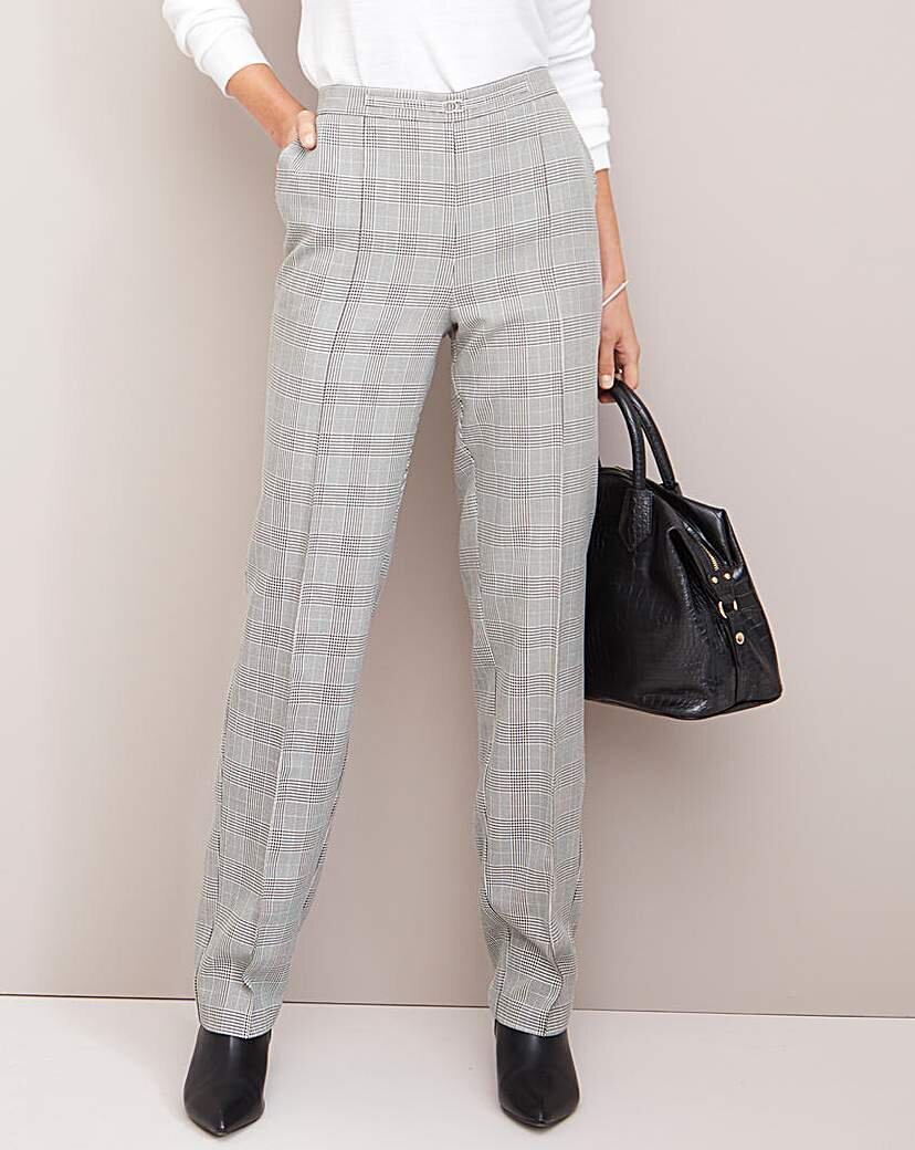 JD Williams Petite Check Trousers £22