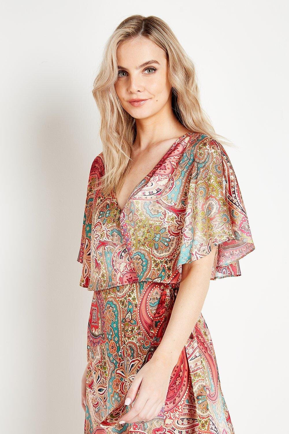 Wallis Petite Pink Paisley Dress £90