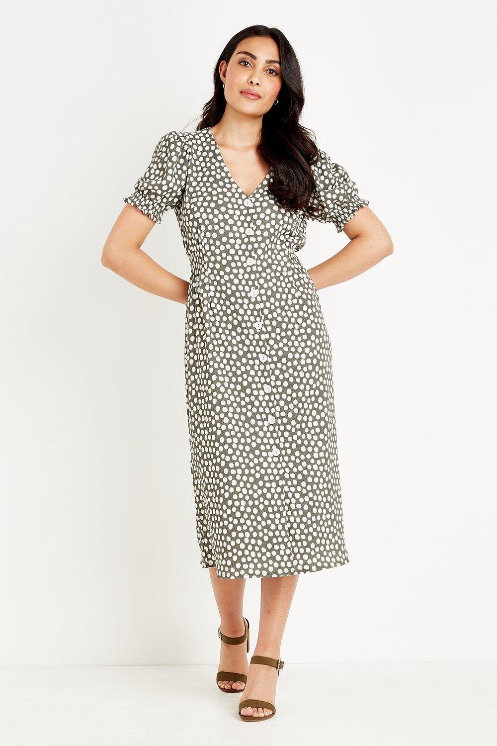 Wallis Petite Spot Midi Dress £42