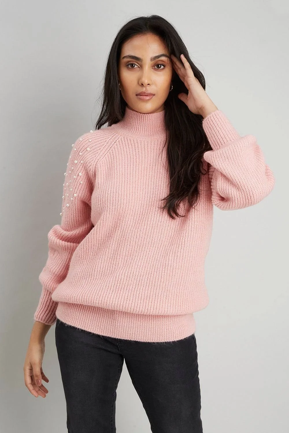 Wallis Petite Pearl Jumper £36