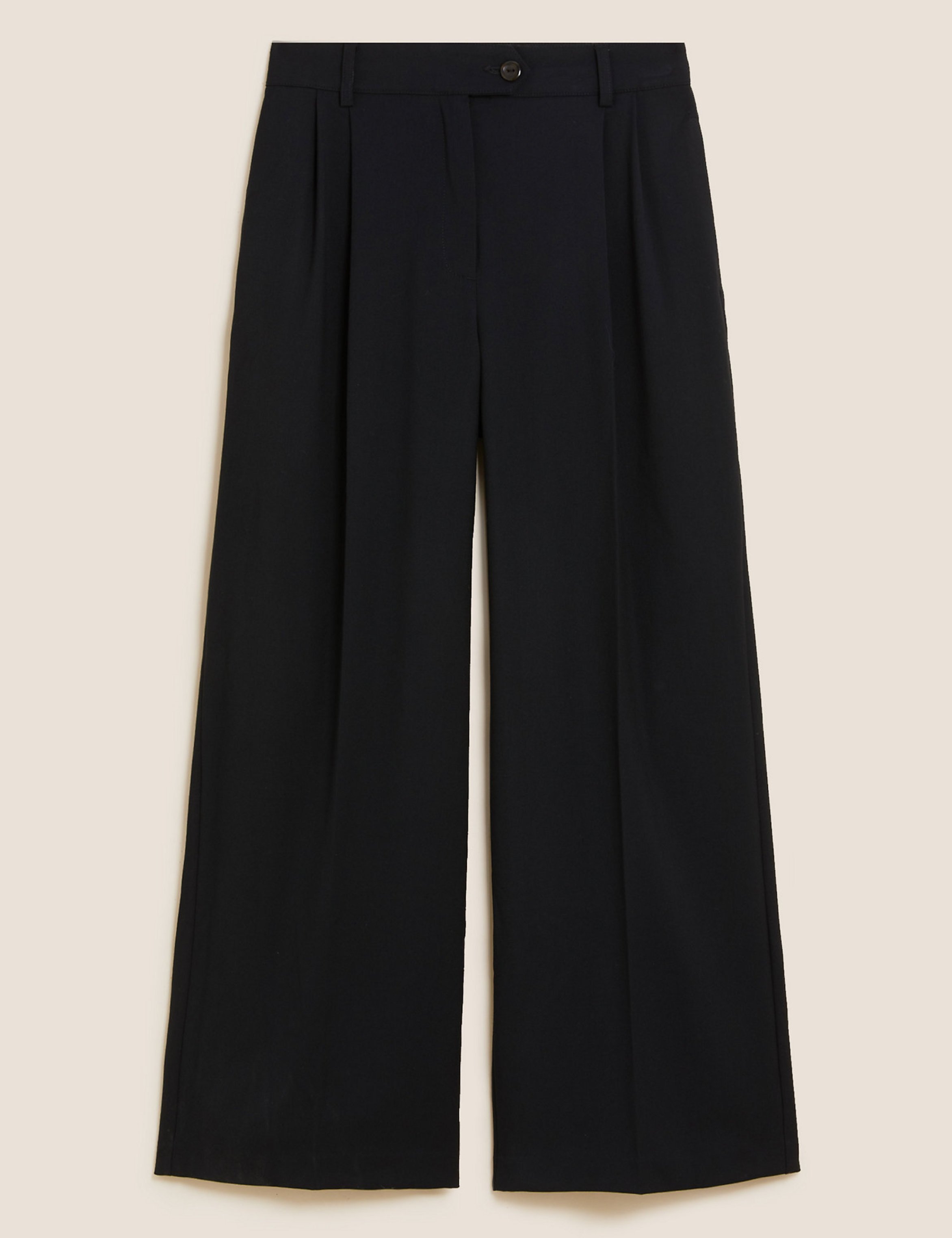 M&amp;S Petite Wide Leg Trousers £35