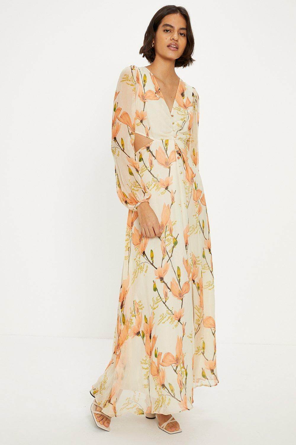 Oasis Petite Soft Floral Maxi Dress £109