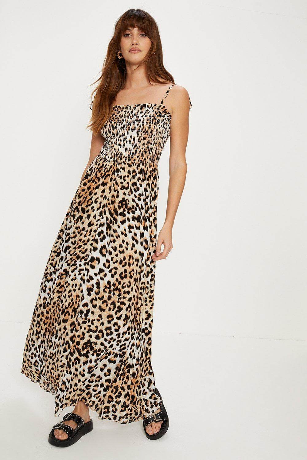 Oasis Petite Animal Print Maxi Dress £45