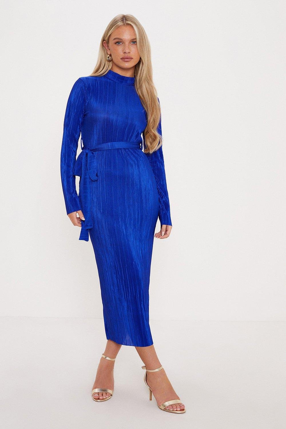 Oasis Petite Belted Midi Dress