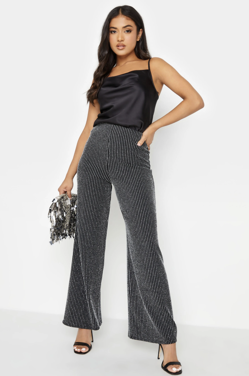 PixieGirl Glitter Wide Leg Trousers £29.99