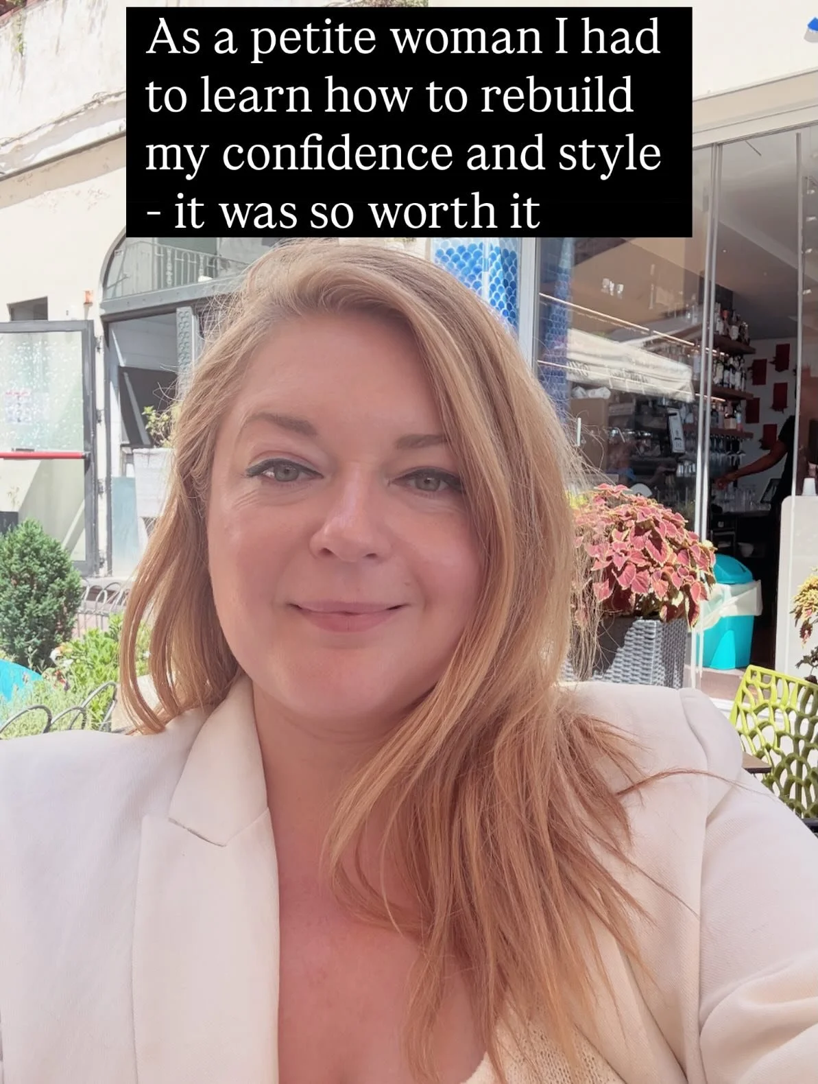 ✨ How I rebuilt my confidence and style as a petite woman

Hi, I&rsquo;m Stephanie &mdash; founder of Friday Petite 👋

A few years ago, my confidence was at an all-time low.

Shopping felt frustrating, exhausting and often upsetting.

Clothes were t