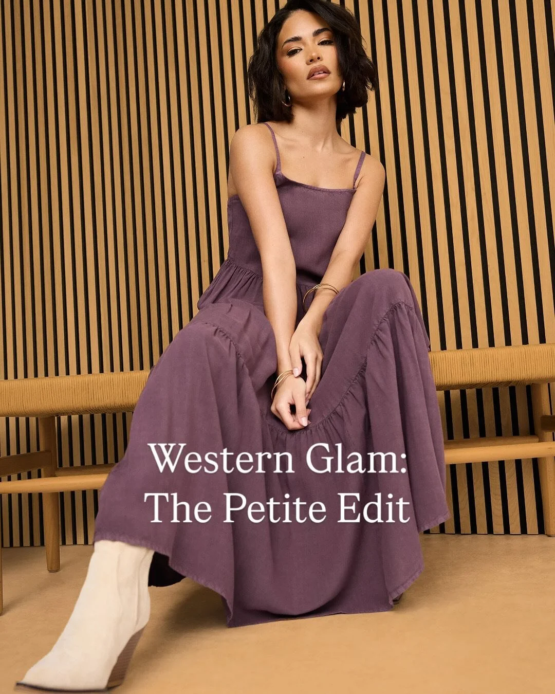 Western Glam is having a moment - and we&rsquo;ve created the Petite Edit to help you style it your way.

Think embroidered boots, silky dresses, soft fringing and the kind of layers that just work.

✨ want the look?
Take our fun quiz to find your We