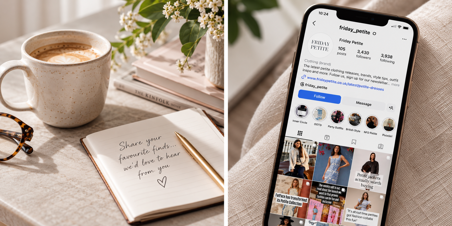 Friday Petite Instagram fashion community