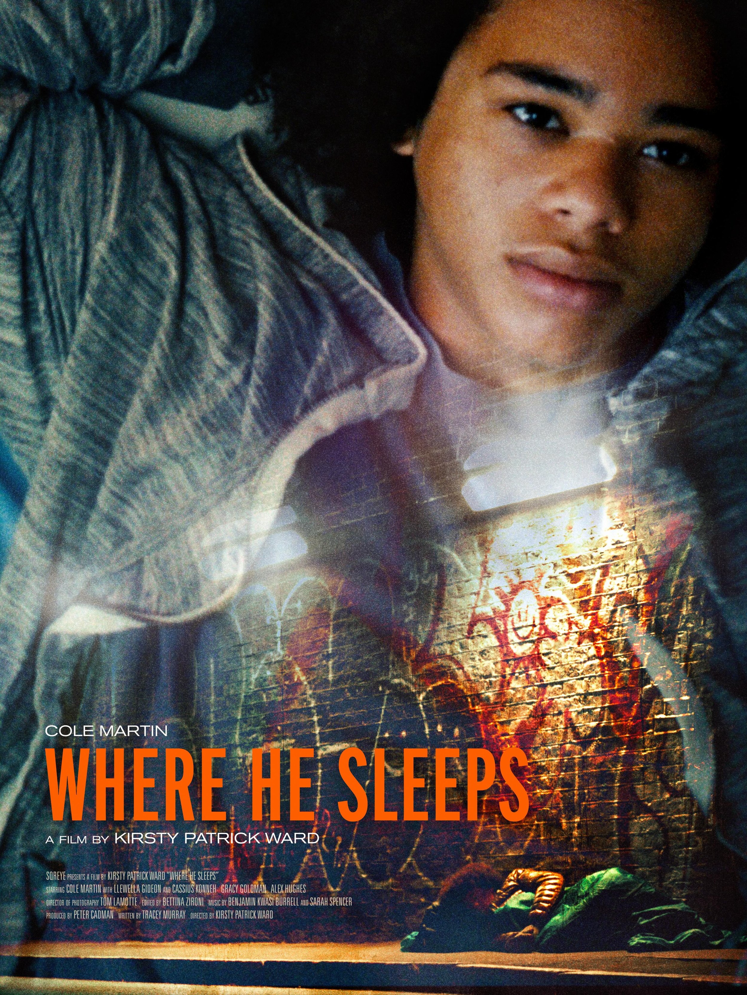 We are delighted to announce Where He Sleeps. 

A short film directed by Kirsty Patrick Ward, written by Tracey Murray, the film explores the challenges faced by young people who find themselves without a safe home, and of those working hard to suppo