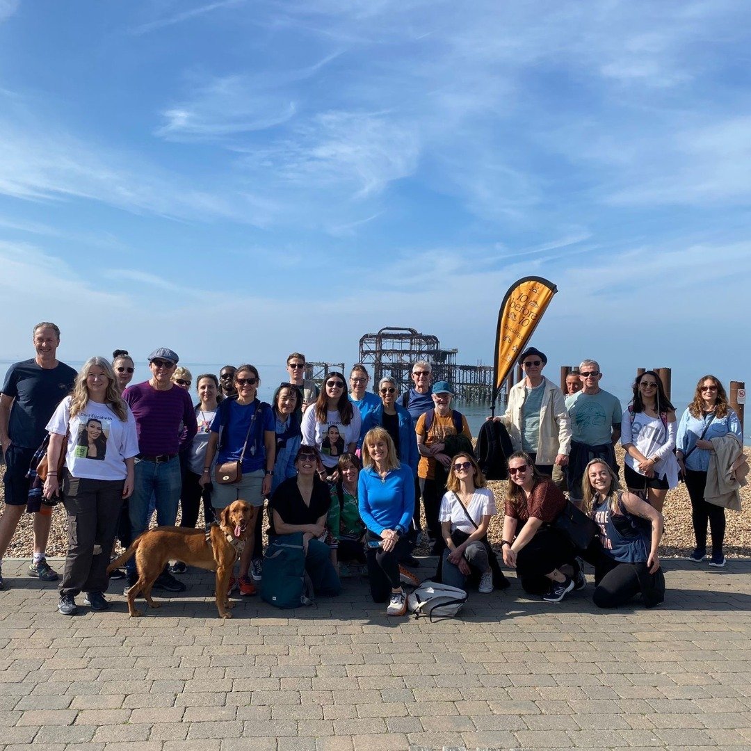 Yesterday we hosted our second in person #10before10 walk in Brighton!

It was a brilliant turnout and we are so grateful to everyone who came and joined us, especially on a week day! It was such a great start to the day, and it was amazing to meet m