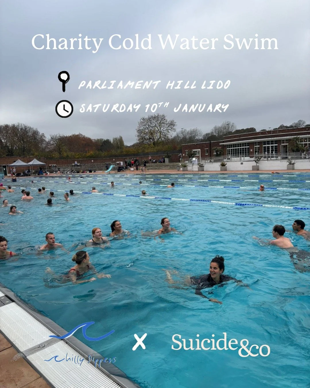 Exciting news! We're collaborating with the wonderful @chilly.dippers to host a Community Cold Water Swim fundraising event to kick start the new year! 

Liv founded Chilly Dippers to raise awareness of the benefits of cold water swimming for your ph