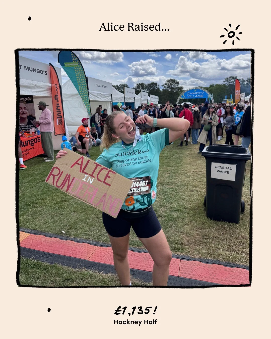 We are celebrating our amazing fundraisers from last month! 🤍

From marathons and mountain climbs to endurance challenges and community sip and paints, every step taken and every pound raised helps us continue supporting those bereaved by suicide.

