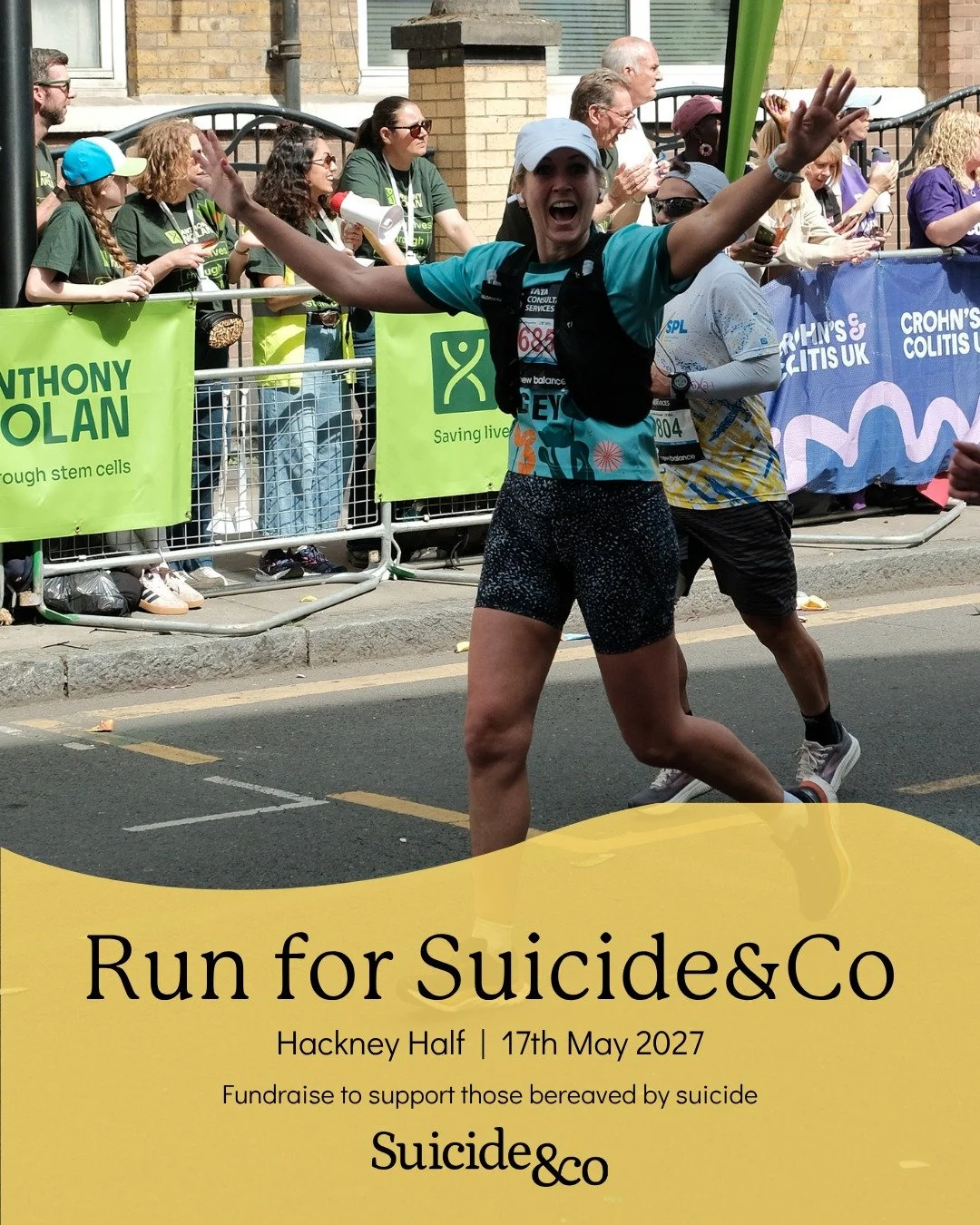 Ready to make your miles matter? 🏃🏃&zwj;♀️

Places are officially OPEN to run and fundraise for Suicide&amp;Co! Join the team, help us by raising &pound;400, and run to support those bereaved by suicide.

👉 Secure your spot now (link in bio)

Keep