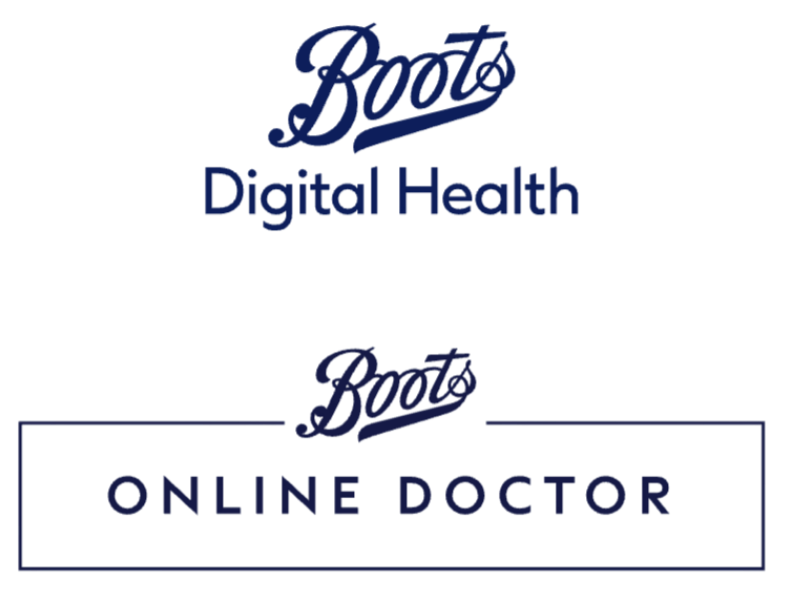 Boots Digital Health and Boots Online Doctor logos side by side.
