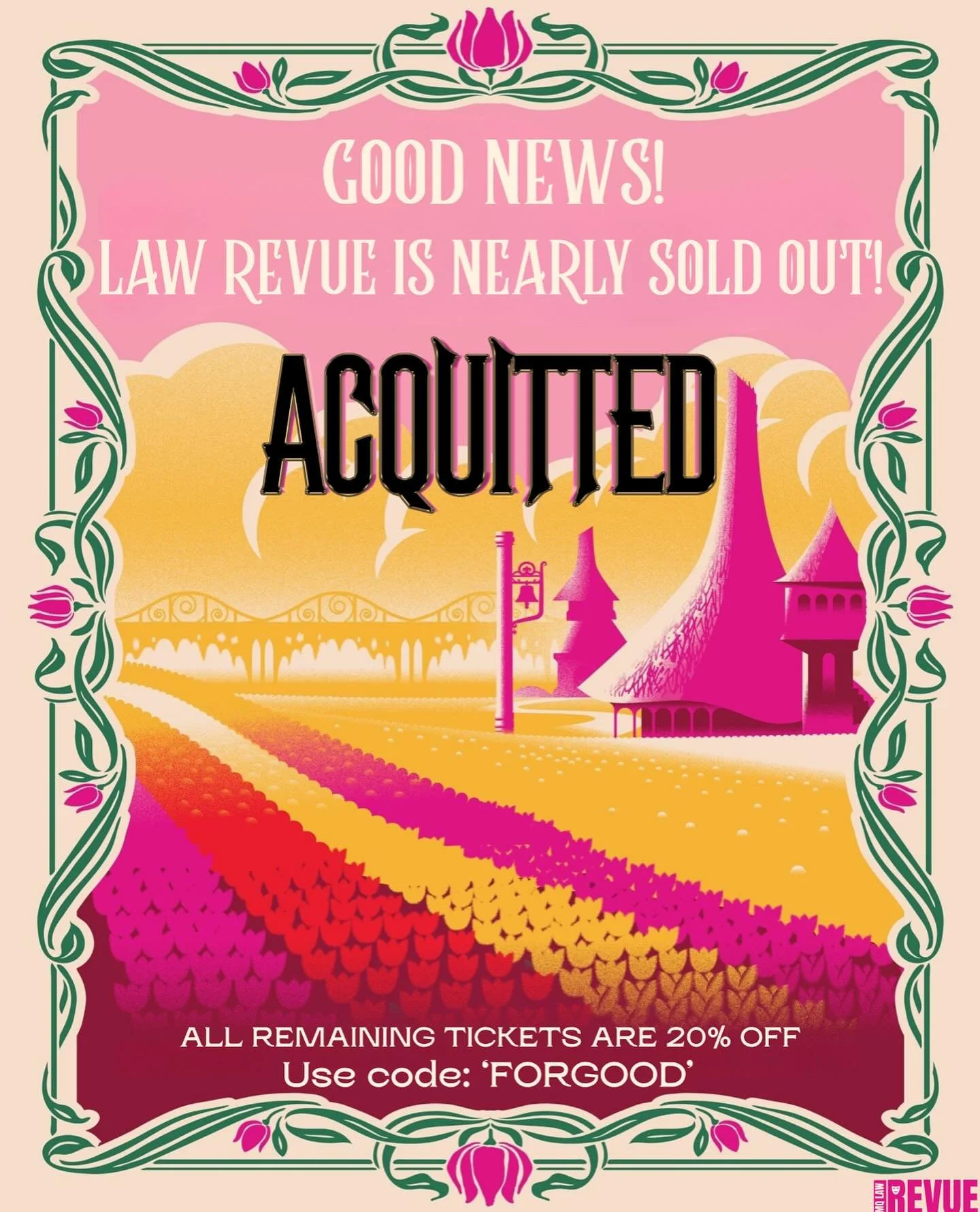 Yet to watch ACQUITTED? Well, we have an offer you won&rsquo;t be able to resist. All remaining tickets are 20% until tomorrow night!  Use code: FORGOOD to unlock this sweet deal! 

Get in quick, the remaining shows have limited availability remainin