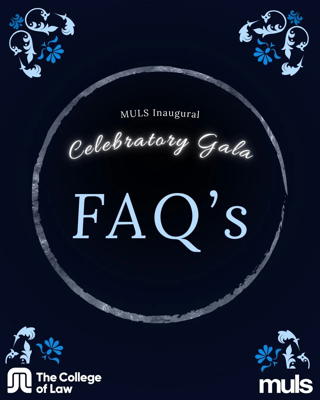 Answering some of your FAQ's ahead of MULS' inaugural Celebratory Gala ⭐️