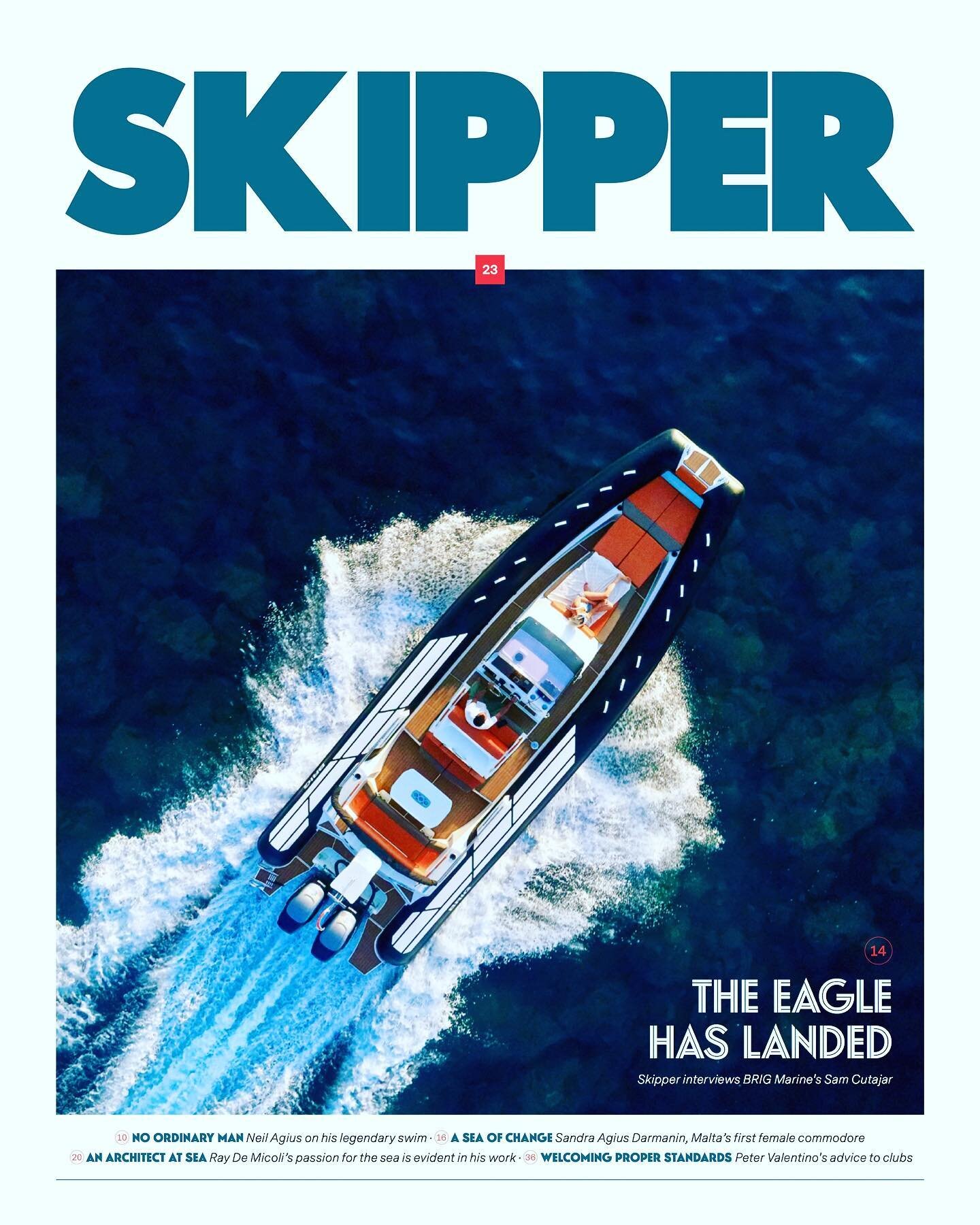 .
The summer edition is up and loaded. Be the first to read the online version! 🛥⚓️😎
.
.
Cover: The Eagle Has Landed [Brig Marine] p.14 / 📷 Kurt Arrigo
.
🖥📱 http://bit.ly/Skipper23
.
.
#skippermag #brigmarine #neilagius #firstfemalecommadore #ar