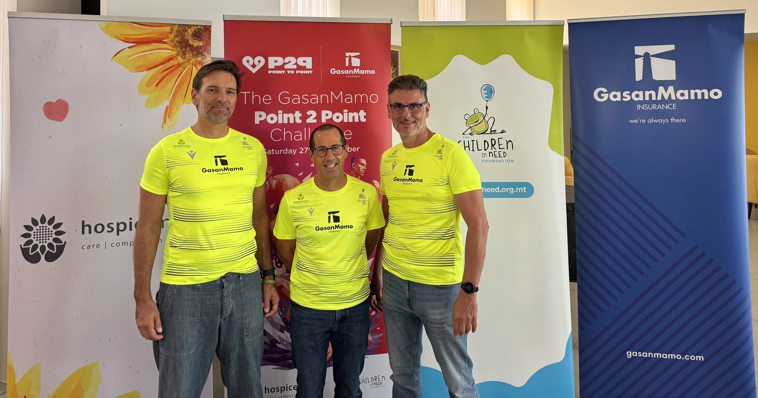 Point 2 Point: Three friends, one journey, two causes that need us all