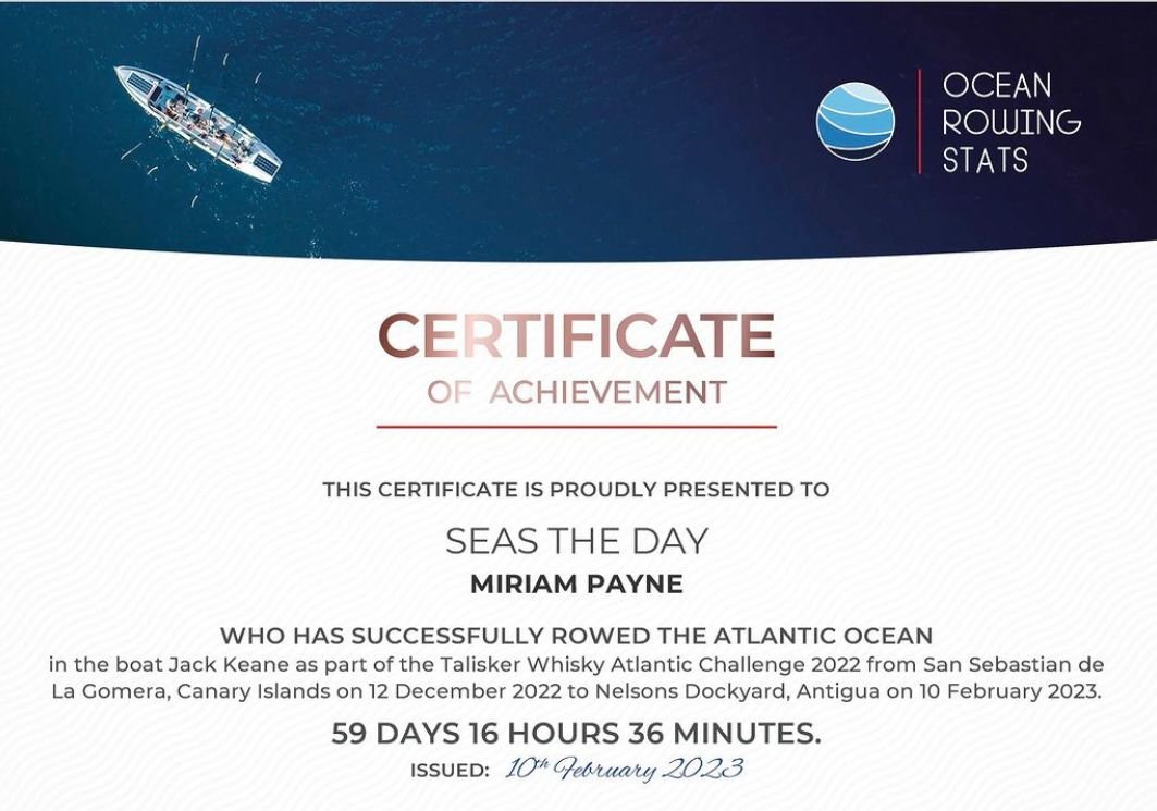 Miriam Payne Seas The Day  Ocean Rowing Stats Certificate.jpg