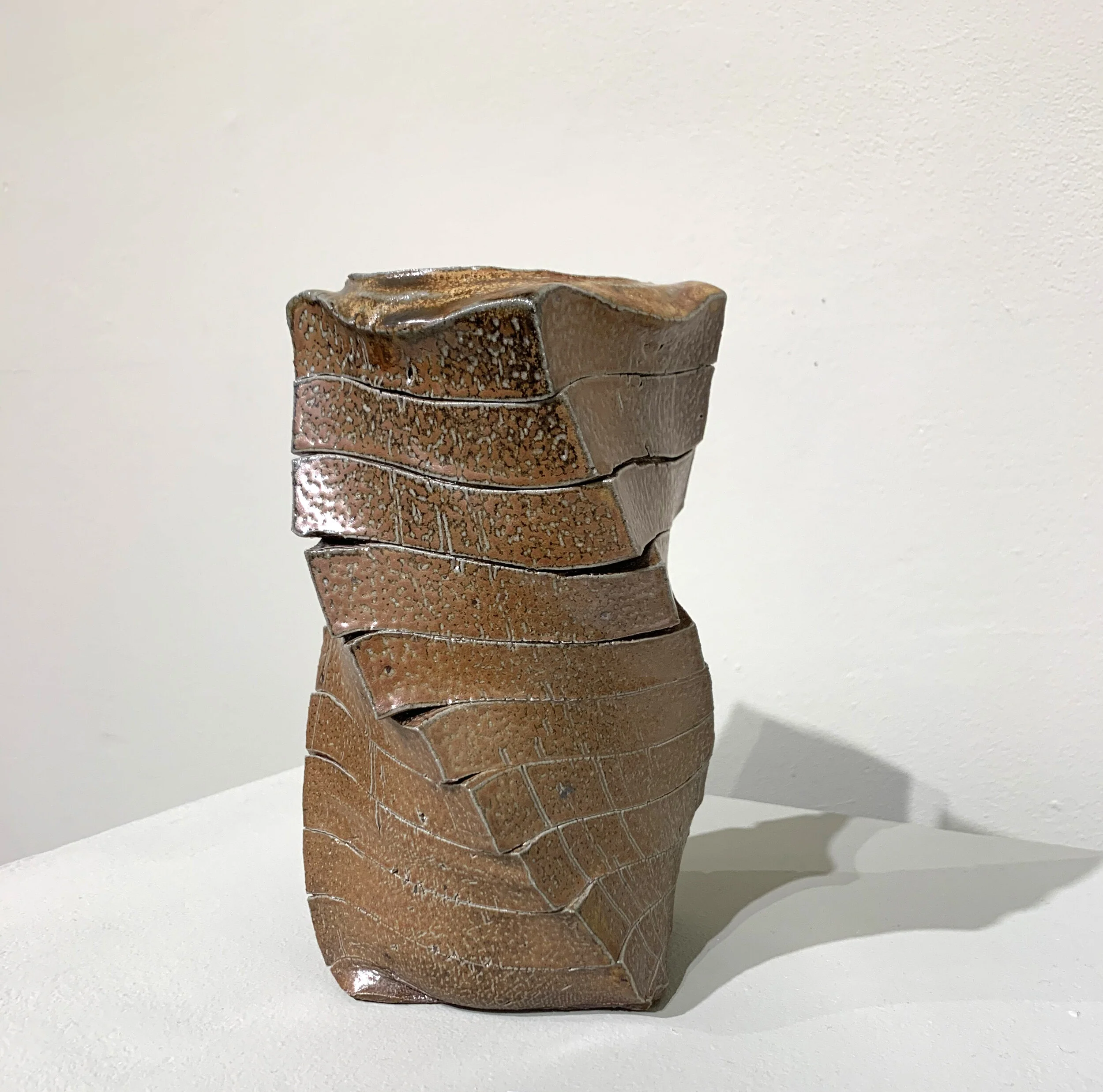 Best in Show: The Twist Vase, Julian Rohn Capperro, salt fired stoneware, 2019