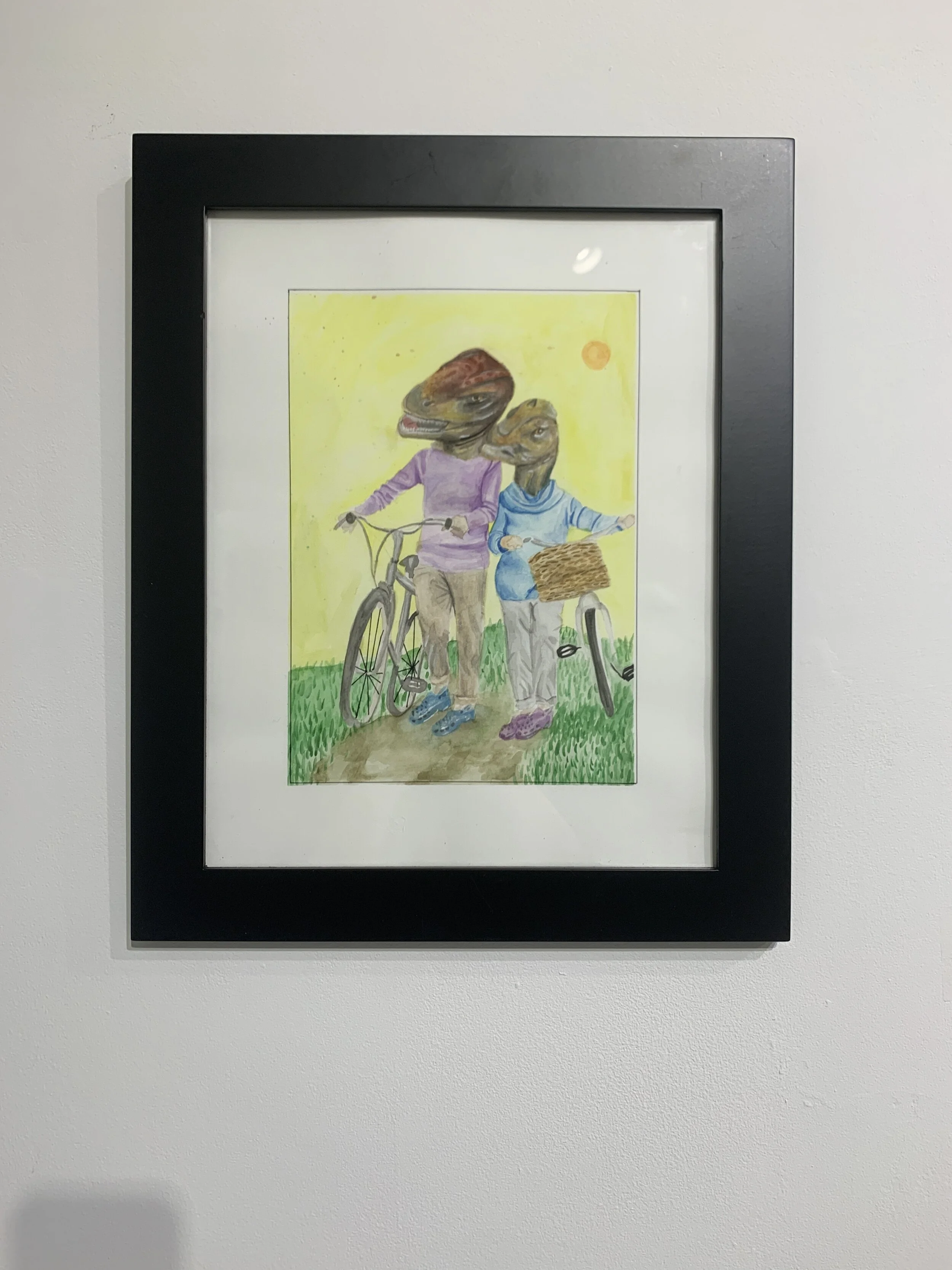 Shelby Hairston,
Walk on the Beach,
2020,
Watercolor
