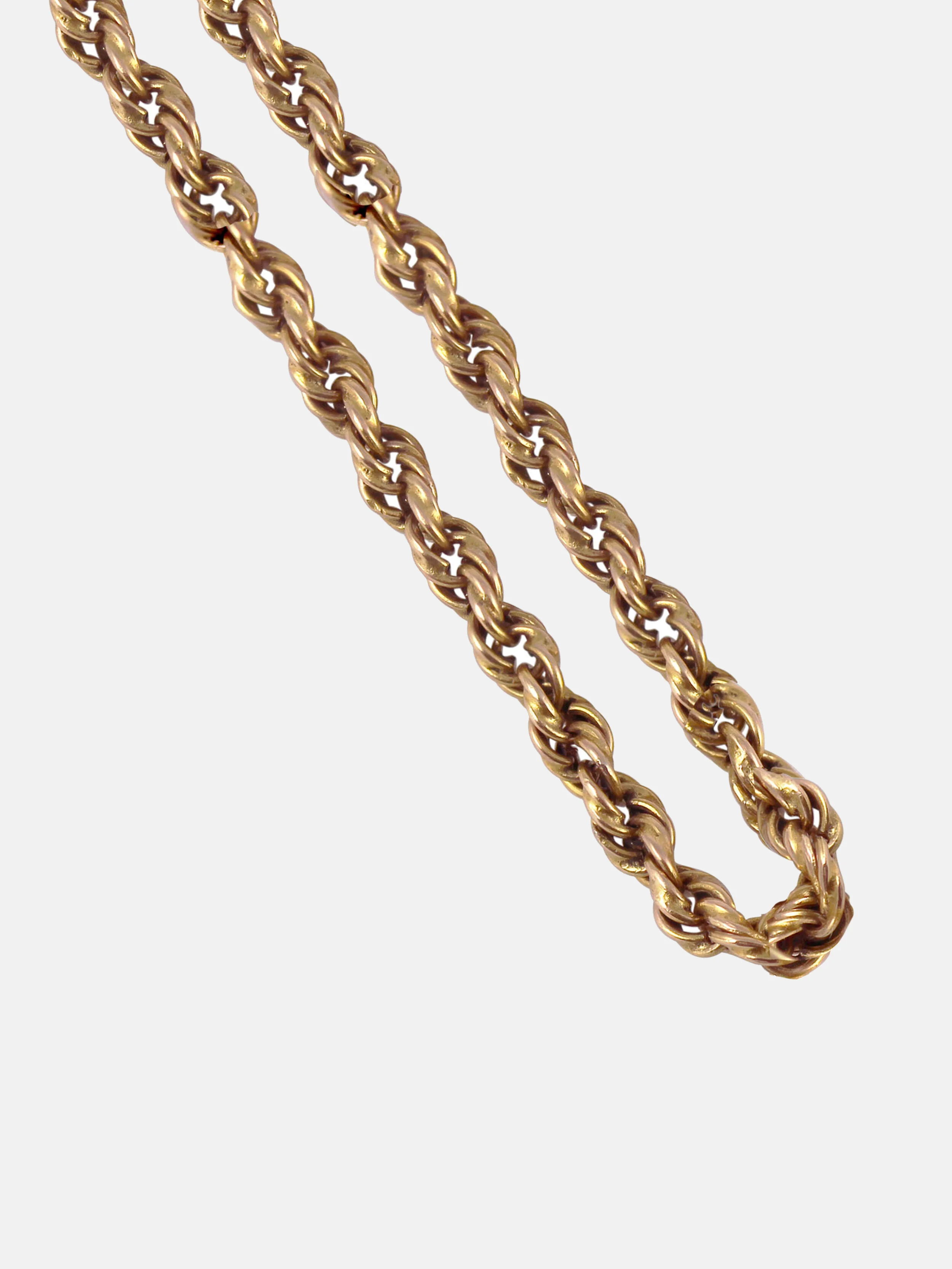 Twisted Link Gold Chain, 53cm — Kojis 