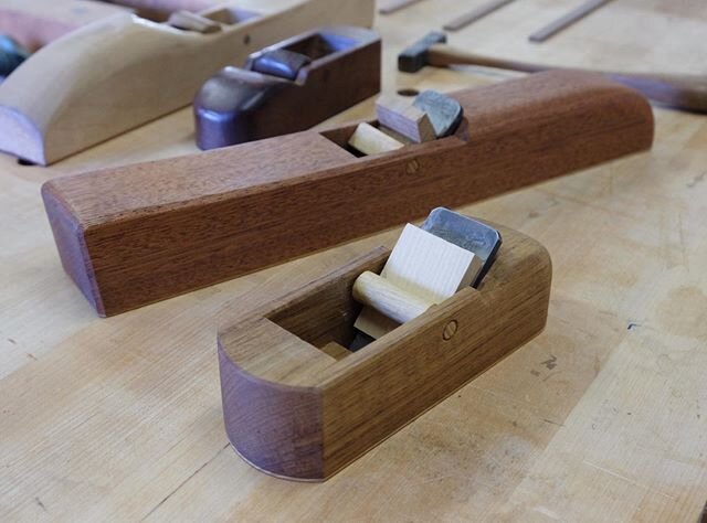 Some new planes to replace two old trusty and battle tested ones. 
One little smoother in teak and a jointer in mahogany. 
They may not always last forever, but they&rsquo;re so enjoyable to make I think I am okay with that. 
Check out my story to se