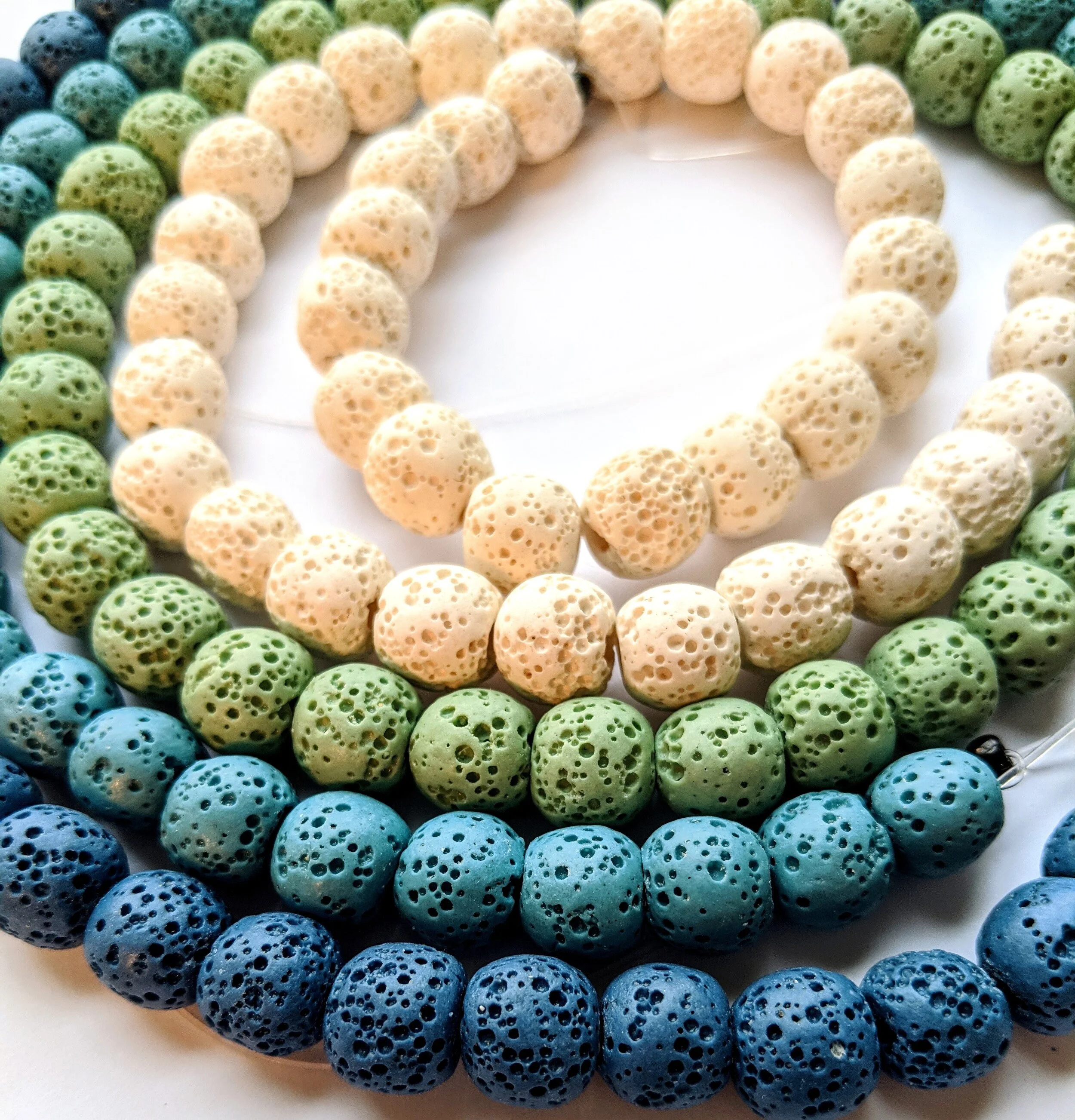 Dyed Lava Roundels