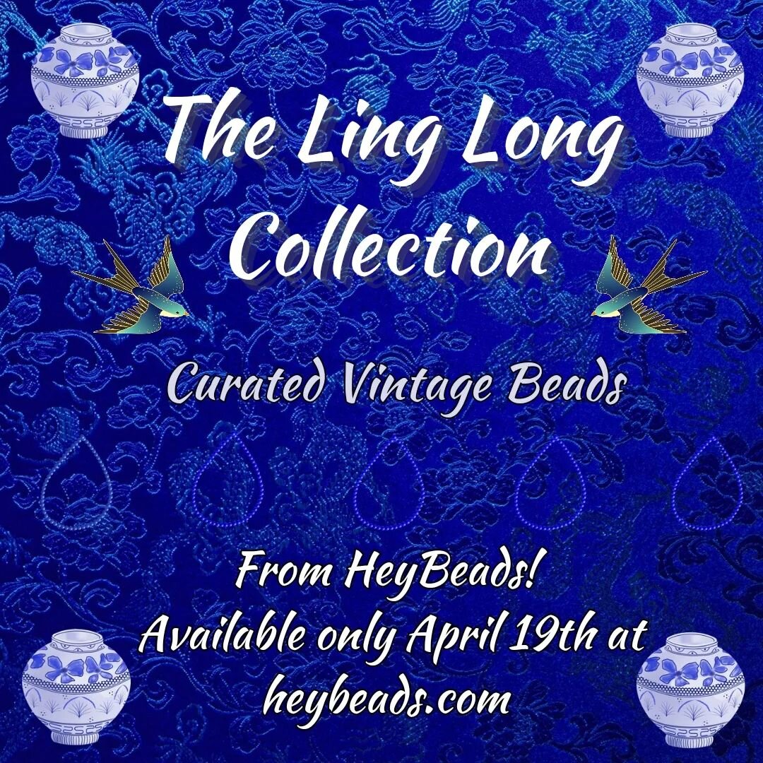 I'm so often late, so I figured lemme be early this one time. Lol!!
📿💙📿
Announcing April's Curated Bead Package - The Ling Long Collection. It's Exquisite!! 
🩵📿🩵
If you enjoy Blue Beads this is the collection where you should give our subscript
