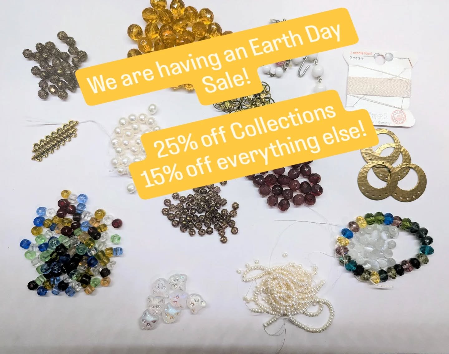 Being a Zero-Waste bead company it seems as though Earth Day is the perfect time to have a sale.
Come visit our Etsy shop or our website for great deals for a few days
(A little secret... 25% off everything on the website π)
Happy Beading!
