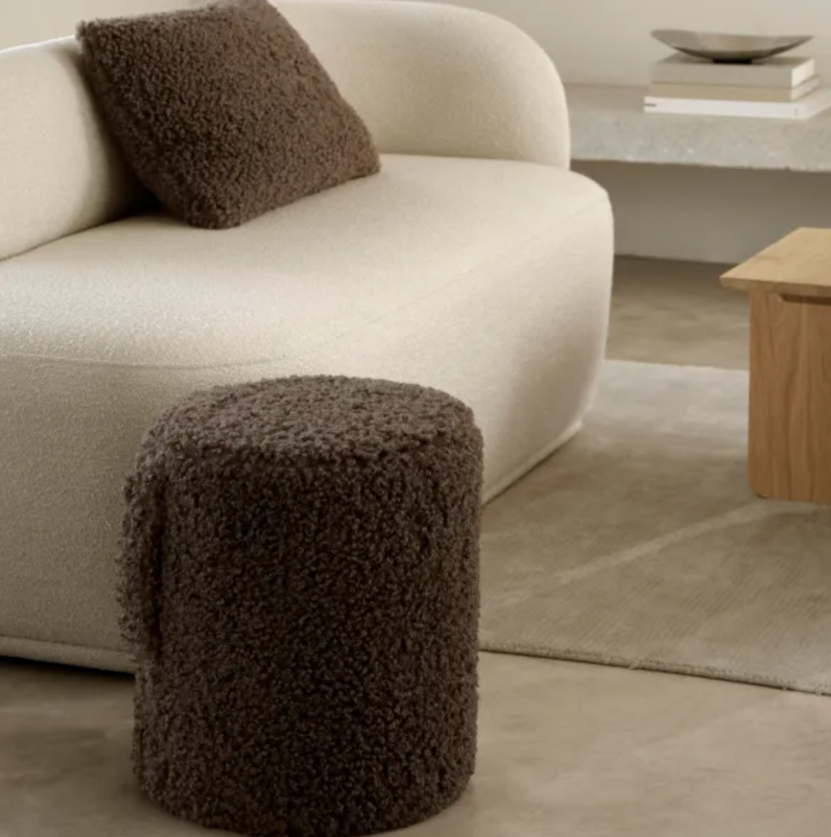 pouf teddy - espresso