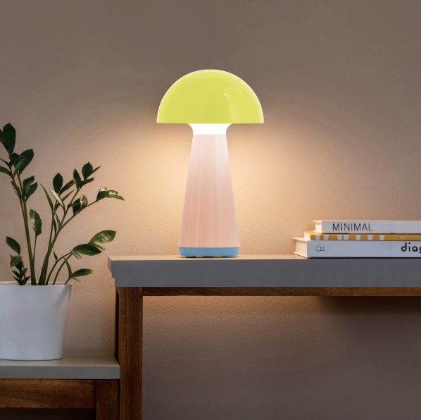 oplaadbare draadloze LED lamp - Bob lime