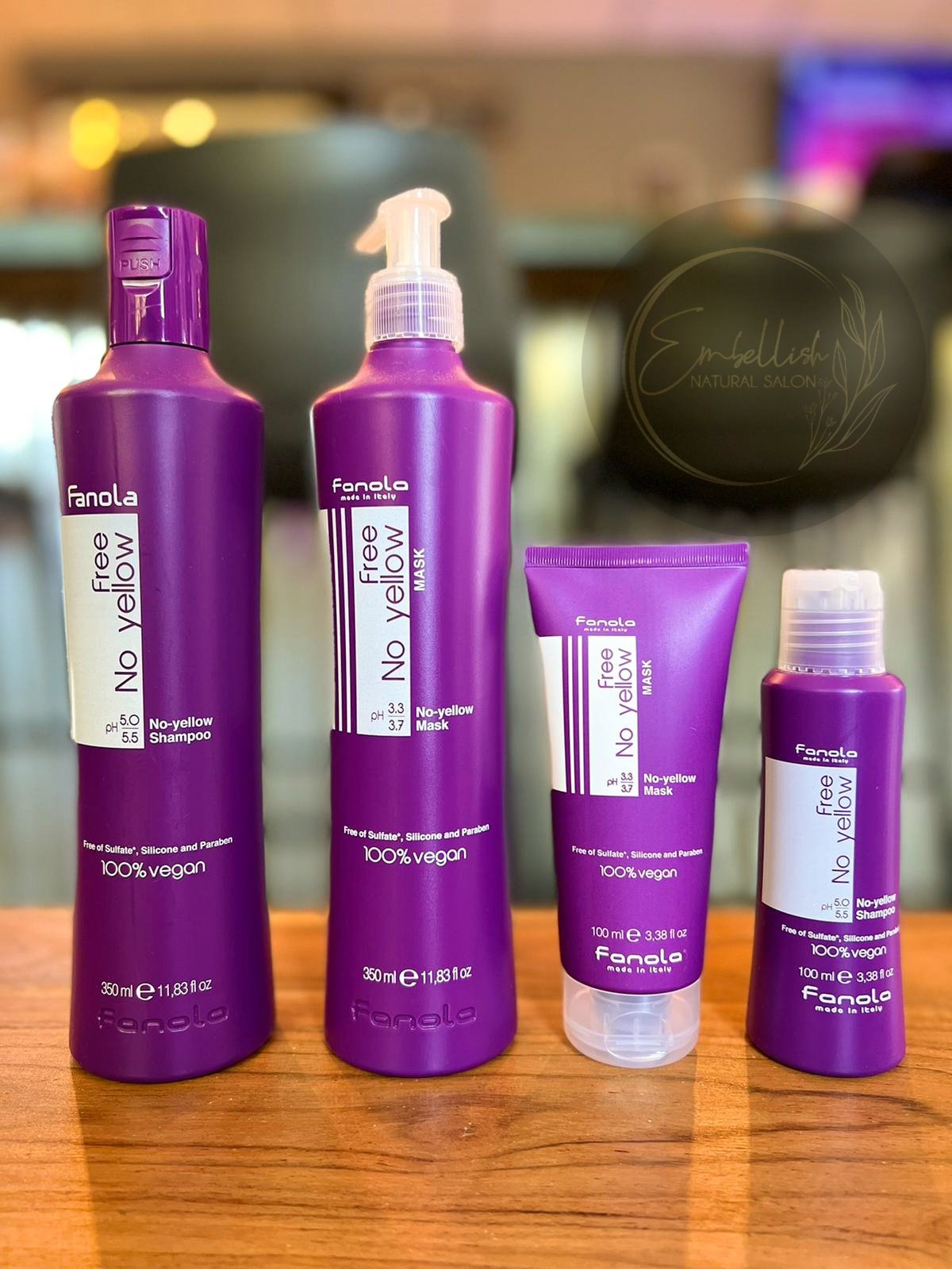 Fanola No Yellow Shampoo (Vegan) — Embellish Natural Salon Fanola No Yellow Shampoo (Vegan) — Embellish Natural Salon
