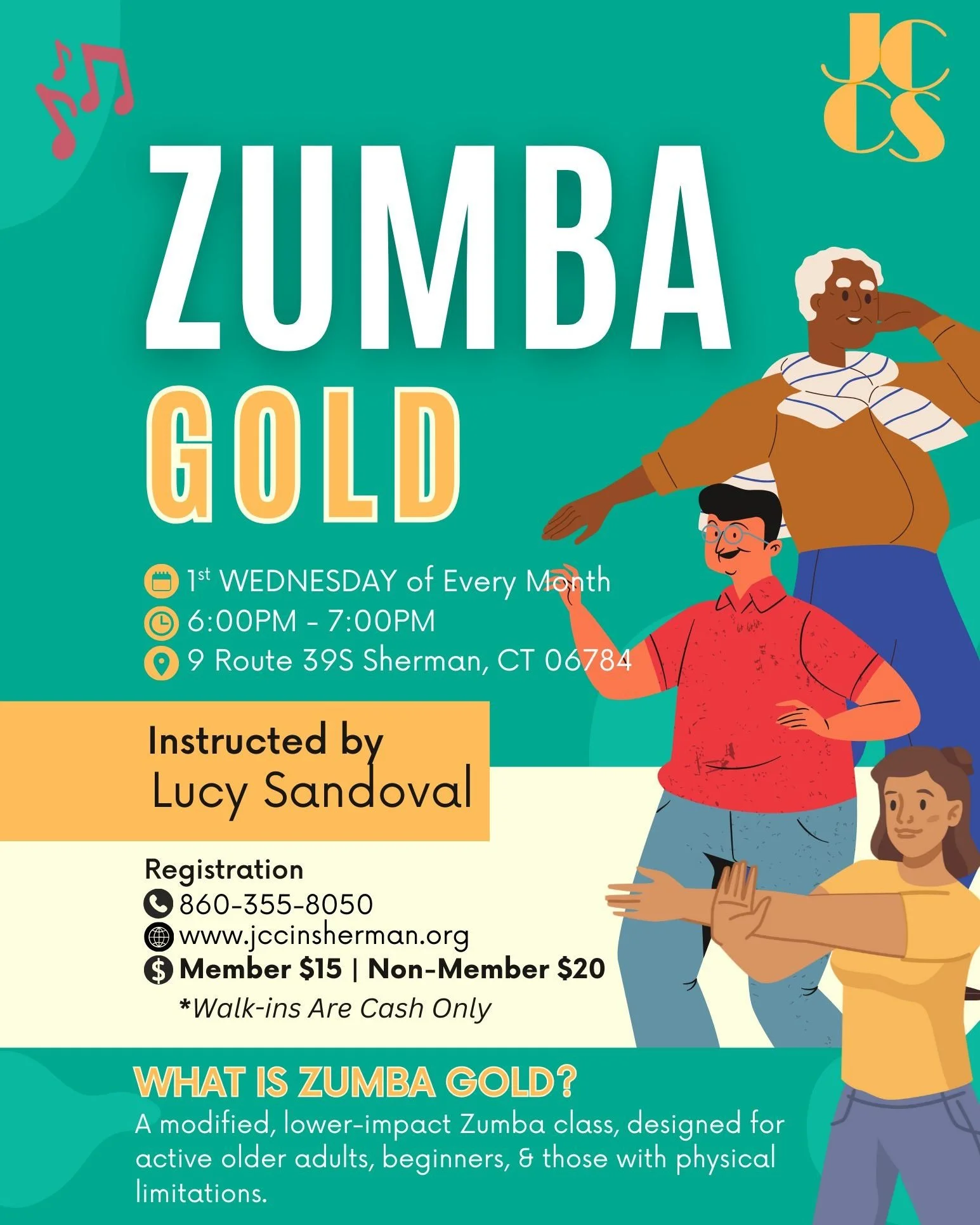 Tonight!

Sign Up:
Online  at www.jccinsherman.org under the fitness and wellness tab, click book a class!

Walk Ins Welcome!