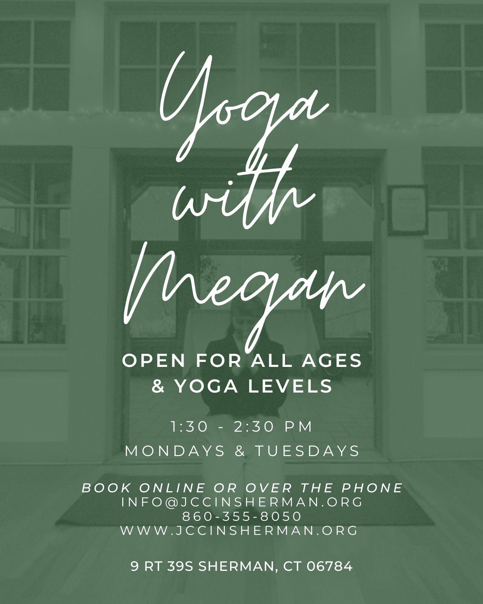 Join us in class today at 1:30pm
Or join us tomorrow, same time, same place, weather permitting! 🌨

Walk ins welcome
Pay What You can $0+